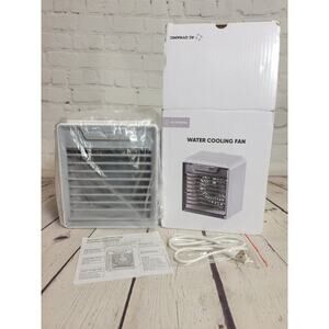 AC-Dynamic Portable Desktop Water Cooling Fan Mist and 3 Speeds Rechargeable
